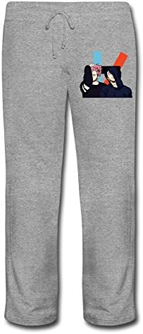 Shehe Women's US Musical Pilot Band Workout Pants Ash Size M