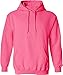 Joe's USA Hoodies - Mens Hooded Sweatshirts-Neon.Pink-L