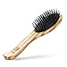 Gisala Detangling Scalp Massage Hair Comb Wooden Bristle Cushioned Hair Brush for Adults & Kids