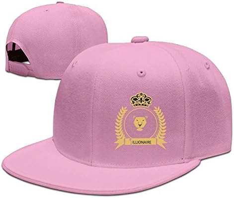 Lion King Crown Classic Snapback Hat Blank Cap - Cotton &amp; Wool Blend Flat Visor
