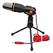 Computer Microphone,Condenser Microphone,3.5MM Plug and Play Omnidirectional Mic with Desktop Stand for Gaming,YouTube Video,Recording Podcast,Studio,for PC,Laptop,Tablet,Phone