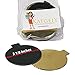 Katgely Mini Single Portion Cake Boards Double Sided Gold & Black, 3 1/8- Pack of 200