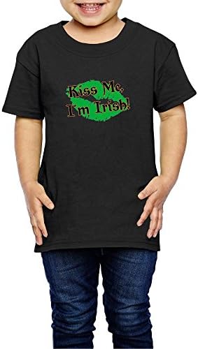 Cute Short Sleeve T-Shirts Kiss Me, I'm Irish Shirt For Children