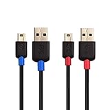 Cable Matters 2-Pack USB to Mini USB Cable (Mini USB to USB Cable) 6 Feet