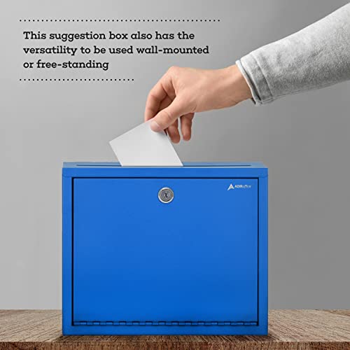 AdirOffice Multi Purpose Mail Box with Lock Heavy Duty Drop Box