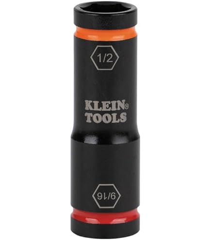 Klein Tools 66077 Impact Driver Flip Socket, 7/16- and 3/8