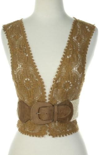 Gemomine Women's Crochet Elastic Belt