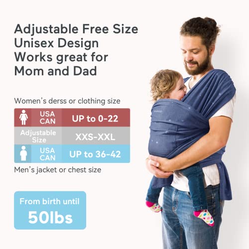 Momcozy Baby Wrap Carrier Slings, Infant Carrier Slings for Newborn up