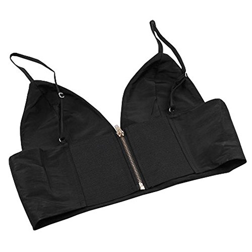 Urparcel Womens Bustier Crop Top Triangle Bralette Bra Bralet Top Tank Satin