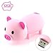Aretop Flash Drive Cute 32GB, USB 2.0 Cartoon Miniature Pink Piggy Shape Memory Stick 32GB Thumb Drives Gift for Students Kids Children Present Collegue Employees