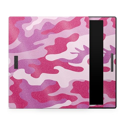 Glossy Glitter Tablet Skin Compatible with BOOX Go Color 7 (2024) - Pink Camo -…