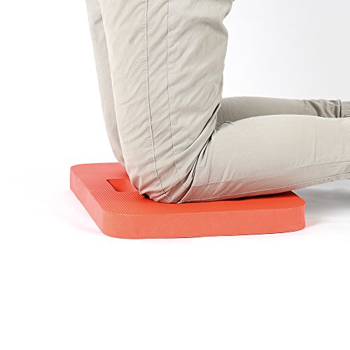 ASSR Thick Kneeling Pad, Extra Large 18"x11" Waterproof EVA Foam Comfort Kneeling Protection Mat for Car Repair Work, Gardening, Yoga, Exercise(Red) - Thumbnail 3