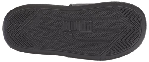 PUMA Unisex Popcat Slide Sandal, Black-White, 6 M US Big Kid - Thumbnail 3