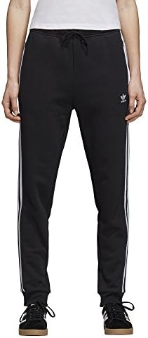 adidas women's cuffed track pants black