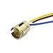 uxcell 4 Pcs 3 Wires 1157 Bulb Socket Brake Turn Signal Light Harness LED Lamp Adapter