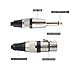 Tisino Female XLR to 1/4 (6.35mm) TS Mono Jack Unbalanced Microphone Cable Mic Cord for Dynamic Microphone - 16 FT/5 Meters
