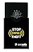 Pacsafe unisex adult Rfidsleeve 50 Rfid Blocking Protector Travel Accessory Passport Cover, Black, One Size US