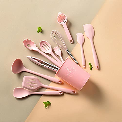 Kitchen Utensils Set12 Pieces Silicone Cooking Utensils Set (Dishwasher Safe) 392°F Heat