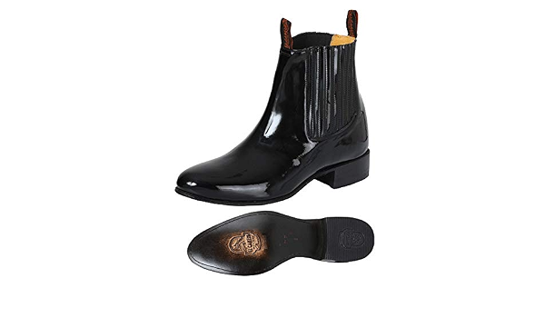 Amazon.com: BOTIN CHARRO EL CANELO 1 CHAROL NEGRO ID 40865 BS2G, negro, 9  ancho : Ropa, Zapatos y Joyería