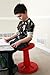 KORE Design Wobble Stool Chair, Girls + Boys Kid Desk Stools, Ergonomic Small Office Chairs, Flexible Seating for Active Child, ADD/ADHD, Classroom, School, Home, Kids (14in), Age 6-7 yrs, Grey
