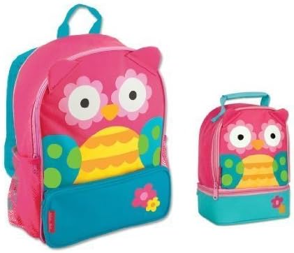 Stephen Joseph SideKicks Backpack and Lunchbox Set (Owl Teal)