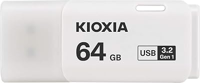 KIOXIA TransMemory U301 64GB USB 3.2 USB Flash Drive White