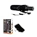 Comica CVM-V30 Shotgun Camera Microphone Super-Cardioid Directional Condenser Photography Interview Lightweight Video Microphone for Nikon DSLR and Fit 3.5mm Port Canon Cameras(Black)