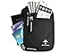 WINCAN RFID Neck Wallet Blocking- Concealed Passport Holder & Travel Pouch (Black)