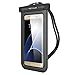 Universal Waterproof Case, TETHYS IPX8 Certified Waterproof Dry Bag for Cellphone iPhone 6 6S Plus, SE 5 5S 5C 7 Pro, Galaxy S7 S6 Edge,Note 7 6 5,4,HTC LG Sony Nokia up to 6.0” diagonal - Black