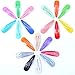 Elcoho 80 Pieces Girls Snap Hair Clips Non-Slip Metal Barrettes with Storage Bag, 2 Inch (Mixed 20 colors A)