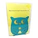Owl Wonderland Bookends - Cute Lightweight Baby Owls - Great Decor for Little Ones Nursery, Childrens Bedroom, Kids Playroom or Fun Owllover Gift for Office (Teal)