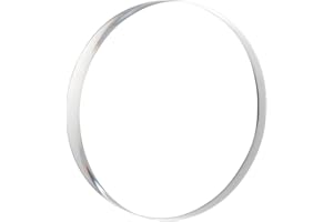 AHANDMAKER Acrylic Disc Display Block, 6" Diameter Clear Display Pedestal Base Riser Transparent Round Circle Blocks for Collectibles Figures Display,0.6 inches (Diameter) x 0.8 inches (Height )