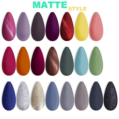 ab gel 22 Colors Gel Nail Polish 5ml Mini Size with No Wipe Base and