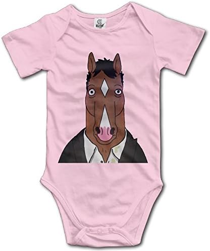 Show Time Horseman Short Sleeve Baby Climbing Clothes Pink 12 Months