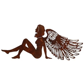 Edelrost Engel Santine 130 Cm Dekoration Garten Deko Skulptur Figur