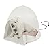 K&H Pet Products Igloo Style Outdoor Heated Pad Deluxe Cover Small Gray 11.5