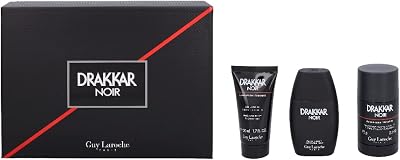 Guy Laroche Drakkar Noir 50ml EDT 50ml Shower Gel 75g Deodorant Stick Set