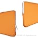 TOP CASE - Zipper Sleeve Bag Cover Compatible with Apple 11” Apple MacBook/Chromebook/Microsoft Surface Pro/Laptop and Notebook with TOP CASE Logo Mouse Pad (Orange)