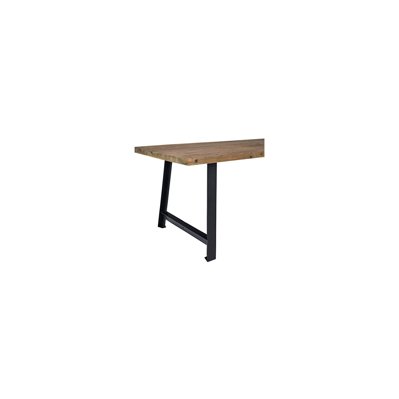 Amazon Brand Rivet Rustic Industrial Wood and Metal Dining Room