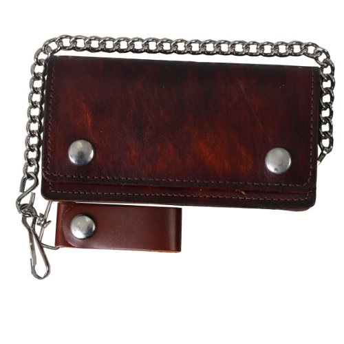 Hot Leathers (WLC2005 BROWN, 6") Bi-Fold Wallet