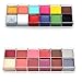 CCbeauty Professional Face Paint Oil 24 Colors Painting Art Party Fancy Make Up Set 1 + Set 2