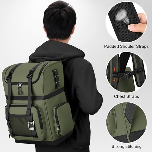 YOUNGOA Mochila Nevera Isotermica Grande, Doble Capa Impermeable Mochila Termica, Bolsa Picnic A Prueba de Fugas