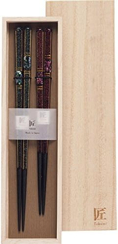Amazon 貝霧氷匠 桐箱二膳入 箸 セット オシャレ 通販 かわいい 結婚祝い プレゼント 一双 おすすめ おしゃれ 贈り物 ギフト オリジナル 海外の反応 高級 材質 最高級 先が細い 職人 素材 使いやすい 箸 オンライン通販