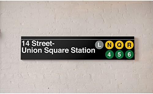 NYC MTA Vinyl Sign- 14 Street Union Square
