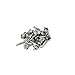 Flyshop 10 Sets Self-Tapping Furniture Cabinet Connector Connecting Fittings #261 (15 x 12mm) Cam Lock with M6 Threaded 28mm Length Dowel
