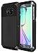seacosmo Protective Case Compatible with Galaxy S6 Edge, Full Body Military Rugged Heavy Duty Cover Shockproof Dual Layer Bumper Case(Without Screen Protector), Black