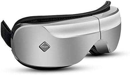 HOTINLEE Electric Eye Massager with One Key Operation to Switch 5 Modes and Wireless &amp; Portable Eye Mask with Compression Vibration Heating for relieving the Eye Strain and Fatigue