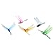 Hdecor Dragonfly Garden Ornaments & Patio Decor Butterfly Party Supplies for Garden Yard Planter Colorful Whimsical Dragonfly Stakes (20pcs wiht a gift)