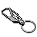 iPick Image for Honda CR-Z Gunmetal Black Carabiner-style Snap Hook Metal Key Chain