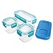 Rubbermaid LunchBlox Leak-Proof Snack Pack Lunch Containers, Blue